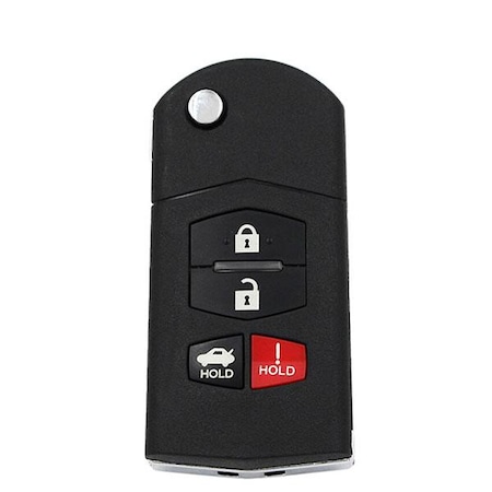 Keydiy KEYDIY Remote Flip Key Blank - Mazda Style (KD-B14-3+1) KD-B14-3-1